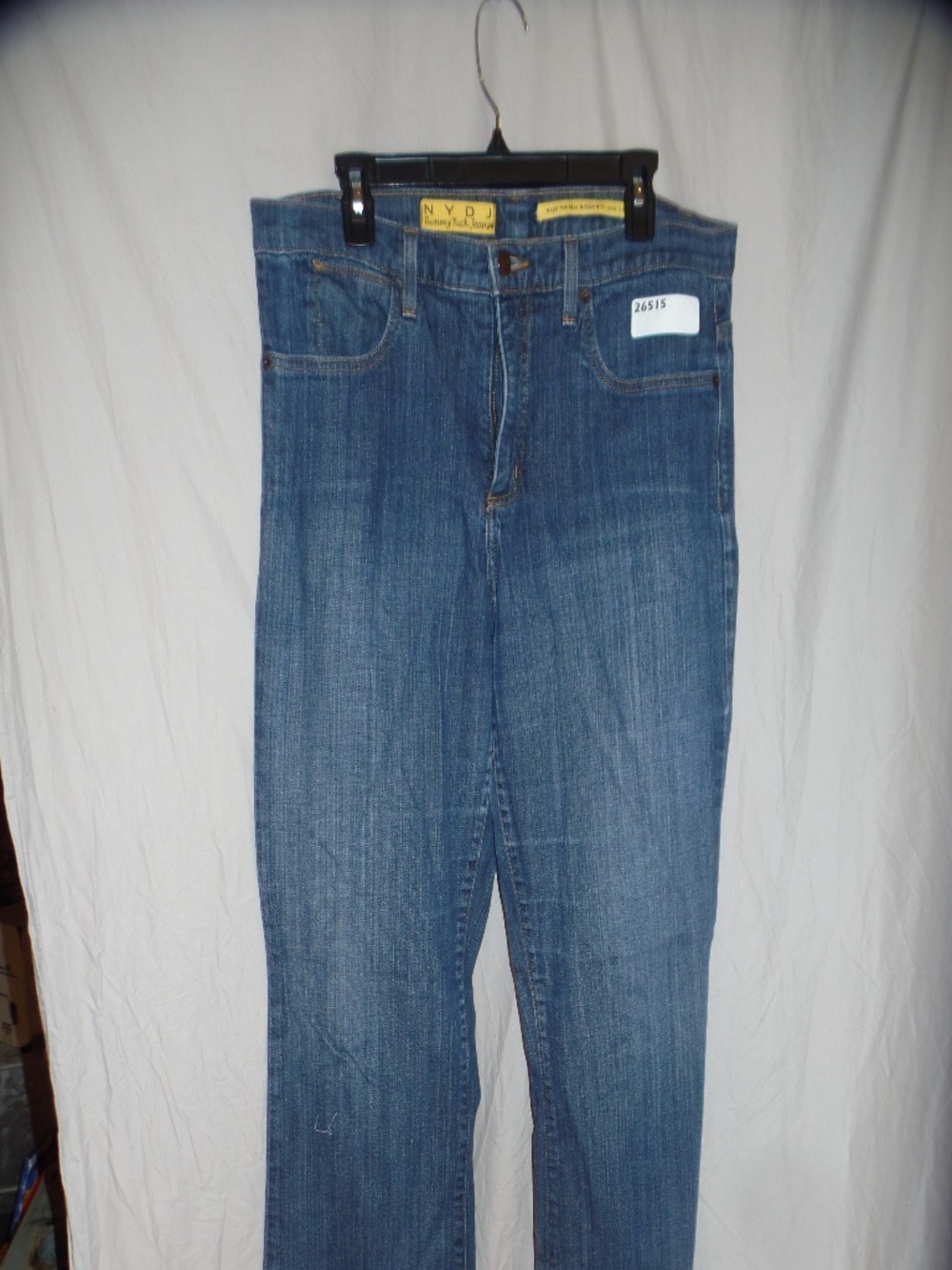 NYDJ Marilyn Straight Leg Jeans Size 16 Blue Tummy Tuck Style 809CE